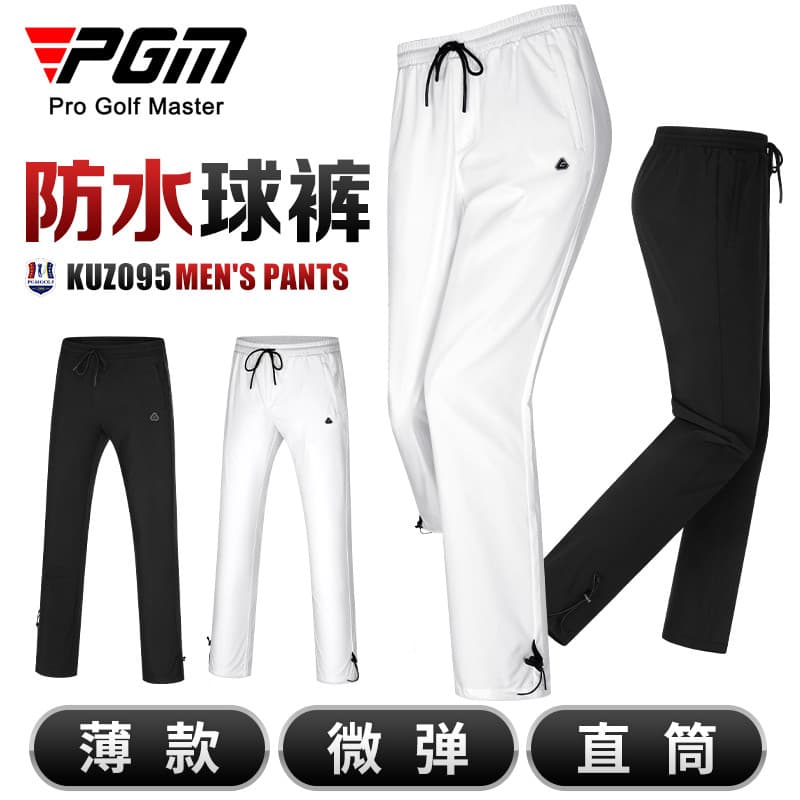 Calças de golfe PGM Calças esportivas de golfe masculinas Calças de chuva impermeáveis masculinas elásticas ajust