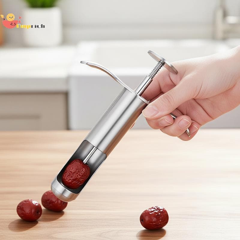 EMCH > 1 Pcs Cereja Azeitona Pitter Corer Ferramenta Removedor De Sementes De Stoner Multi-Função Poço De Frutas Novo