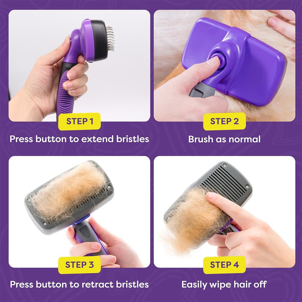 Pente para animais de estimação, ferramenta de higiene, pente de agulhas para gatos, pente para cães, escova para pelos