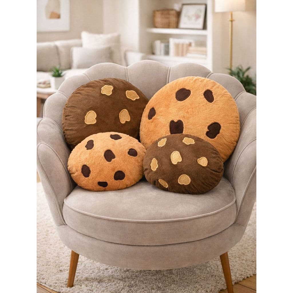 Almofada Decorativa Biscoito Cookie Fofa Macia 30cm ou 40cm