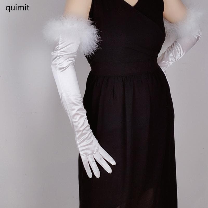 QUIM Longas Punho Fofo , Vestido Jantar Outono , Elásticas Para Festa Casamento Feminino