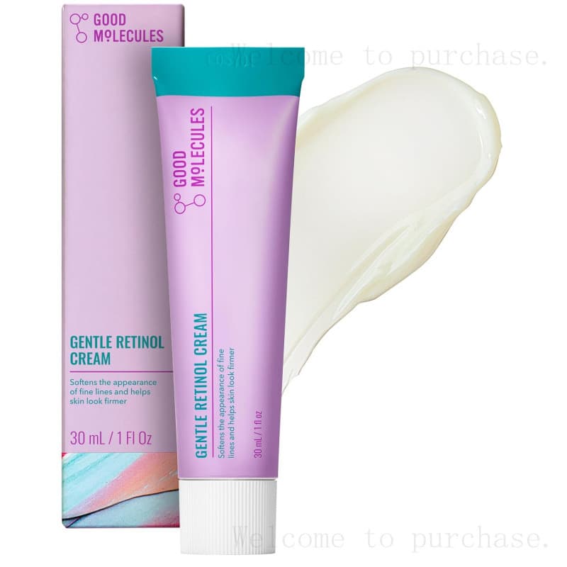 Good Molecules Gentle Retinol Cream - Creme Noturno de Retinol para Minimizar a Aparência de Linhas Finas e Rugas, Recei