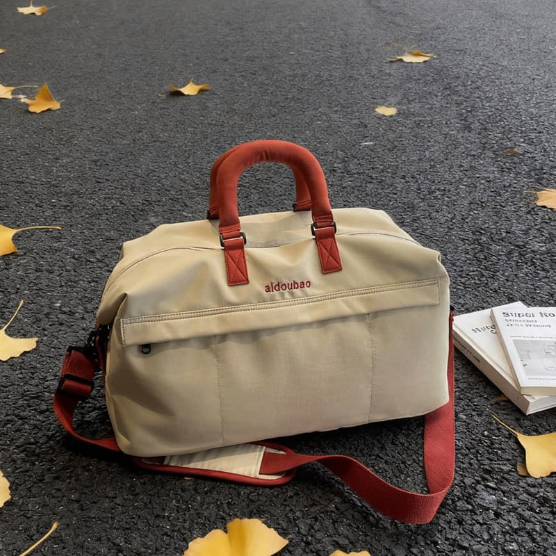 Novo simples saco de viagem de grande capacidade masculino leve saco de bagagem de viagem lazer feminino esportes ao ar