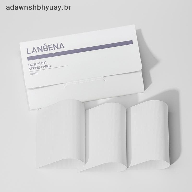 Adwnshbyuay 120 Peças Papéis De Remoção De Cravos Tiras De Poros De Plantas Nariz Acne Limpa Pontos Bla Descascar Máscar