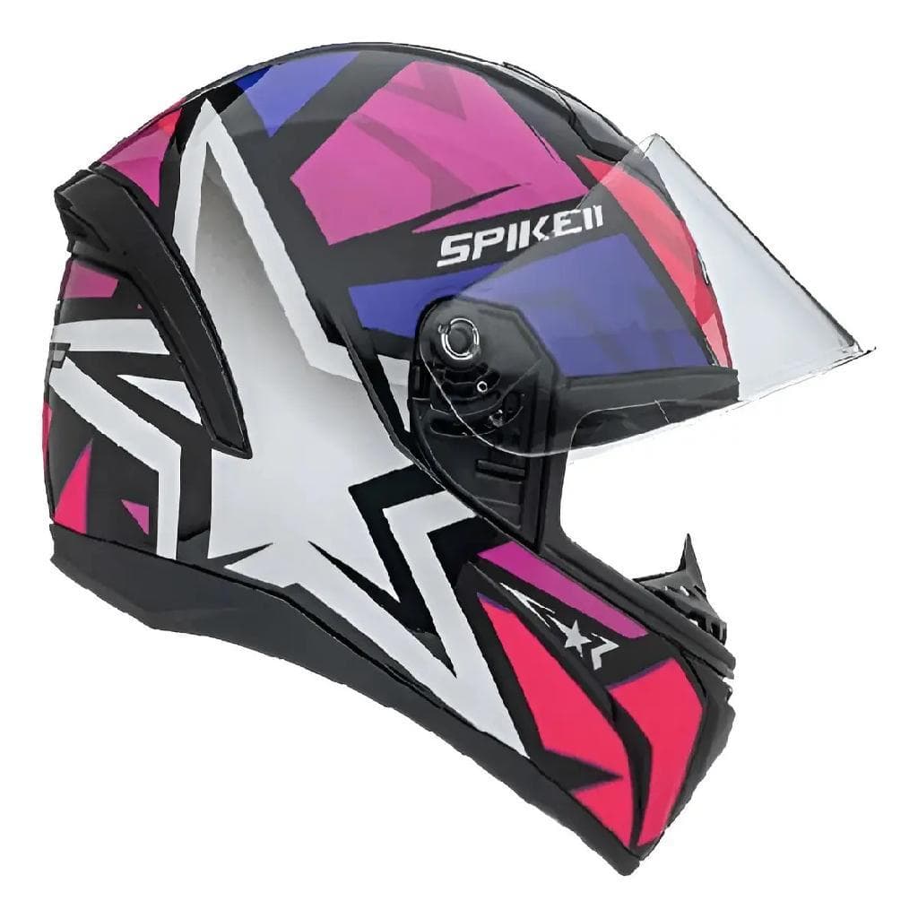 Capacete Fechado Spike 2 1st Viseira cristal de 2 mm