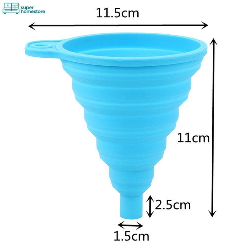 Funil De Silicone SUPER De Qualidade Alimentar , Mini Dobrável , Prático , Dispensador De Líquidos De Cozinha , Ferramen