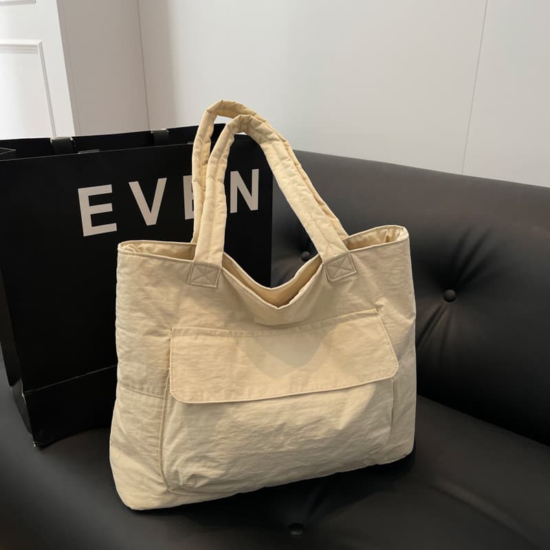 Bolsa leve com grande capacidade para ir ao trabalho, bolsa feminina para estudantes que frequentam aulas, bolsa de ombr