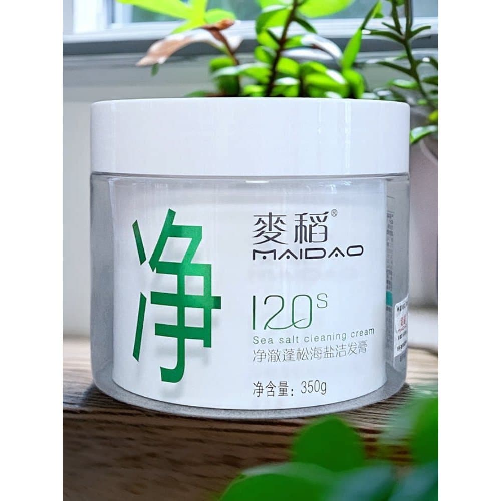 Mai Dao limpo fofo sal marinho limpeza creme de cabelo shampoo limpeza couro cabeludo controle de óleo shampoo fofo cond