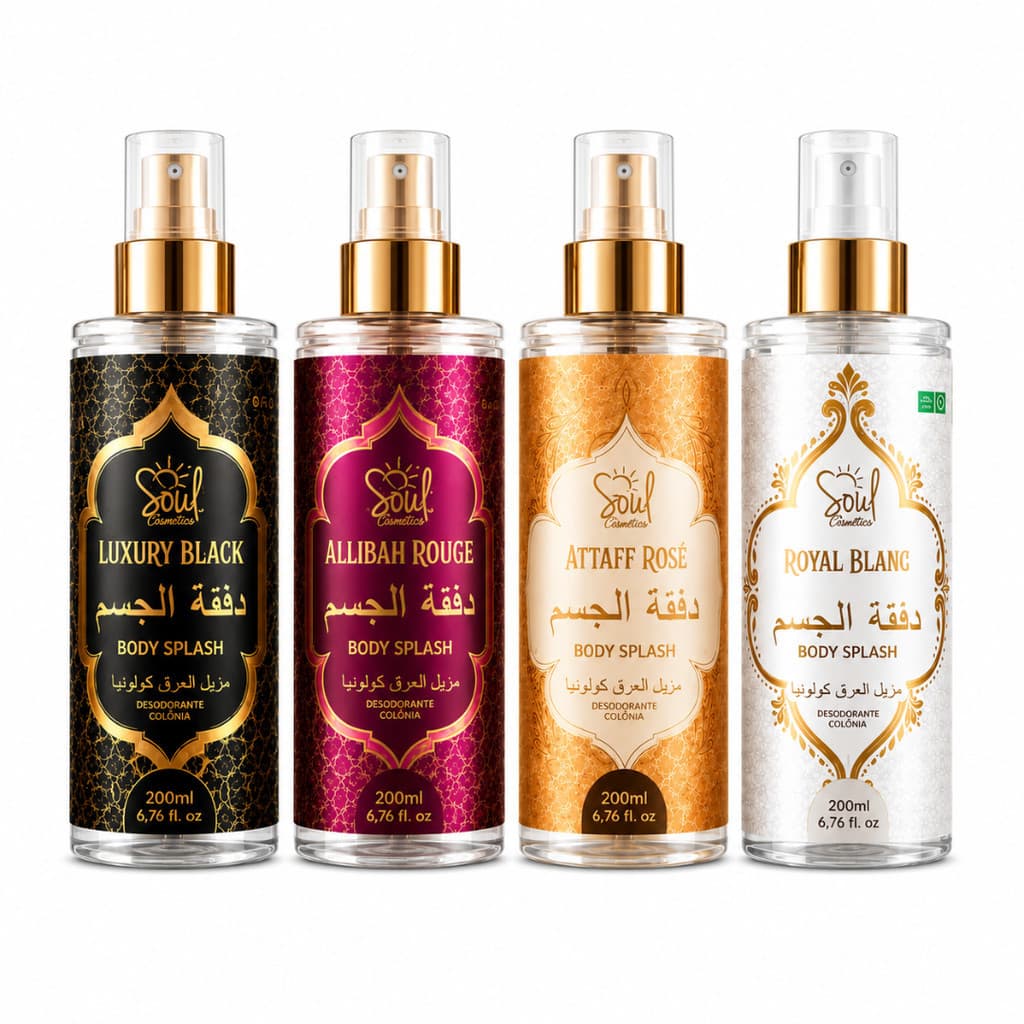 Kit Soul Body Splash Feminino 800ml Total