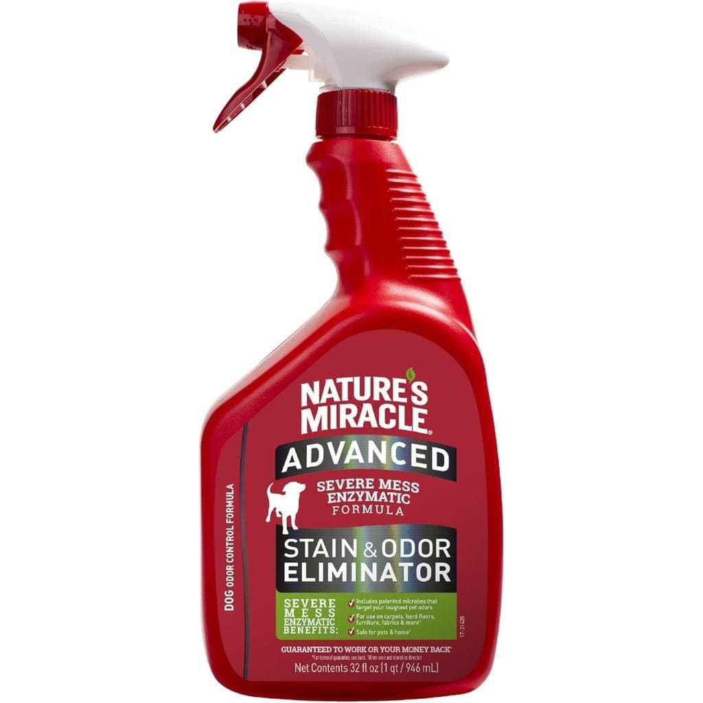 Nature’iracle Eliminador Avançado de Manchas e Odores, Para Sujeiras Severas, 32oz | Limpador Enzimático Elimina as Suje