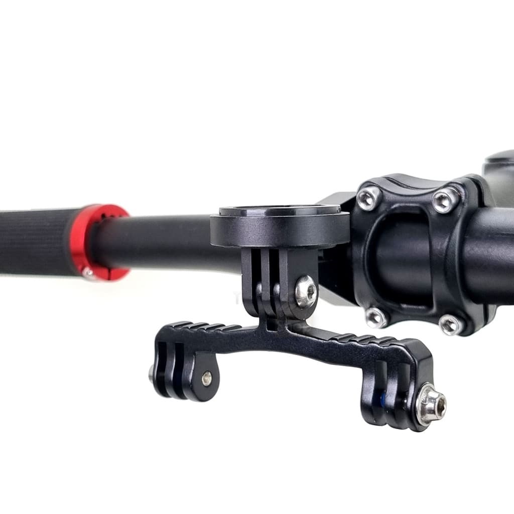Adaptador Duplo Engate Gopro Suporte Garmin Farol GPS Bike