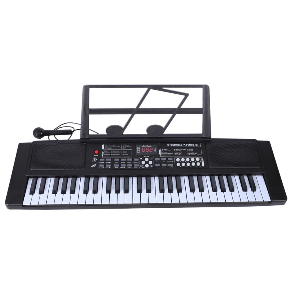 Teclado Musical Iniciante Infantil 54 Teclas Com Microfone E USB