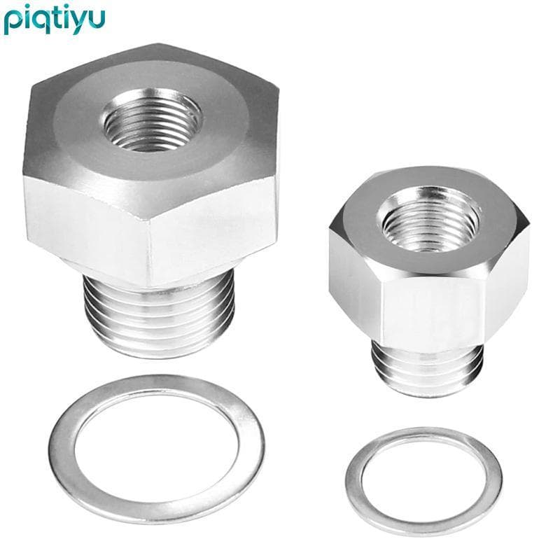 PIQTI Para LS1 4.8 5.3 6.0 Troca M12 M16 Adaptador De Montagem De Medidor De Temperatura Do Líquido Refrigerante De Pres