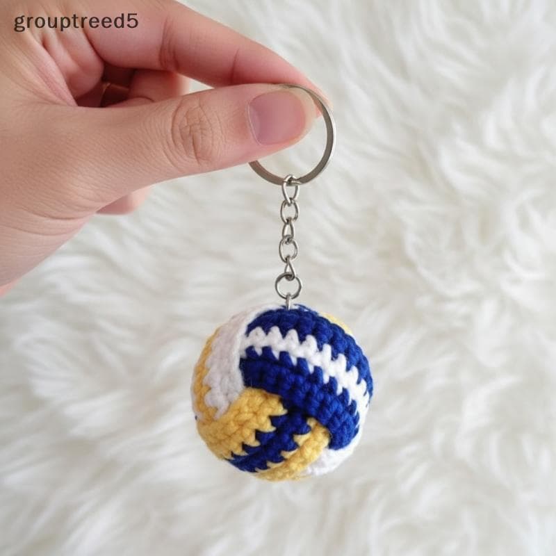 grouptreed5 Chaveiro De Vôlei , 1 Peça , Fofo , De Malha , Crochê , Boneca , Presente Para Fãs Bolsa , Pingente BR