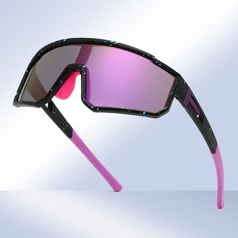 Nova moda óculos esportivos óculos de sol feminino Anti-ultravioleta polarizado ciclismo óculos ao ar livre colorido ócu