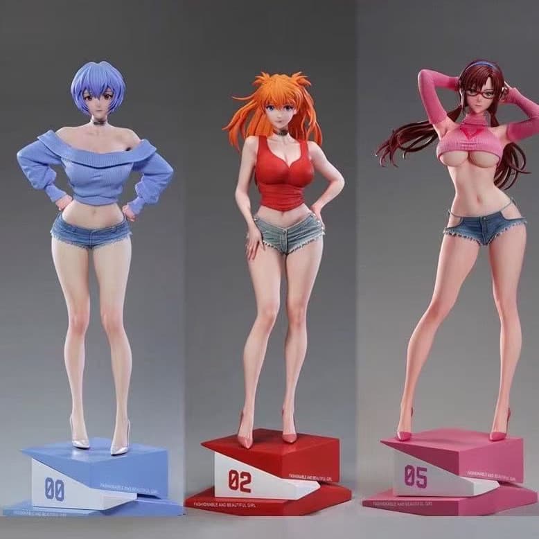 Verão namorada mesma mesa Makibo estudante Ayapoli escola flor Asuka linda menina Anime na moda jogar figura de aniversá