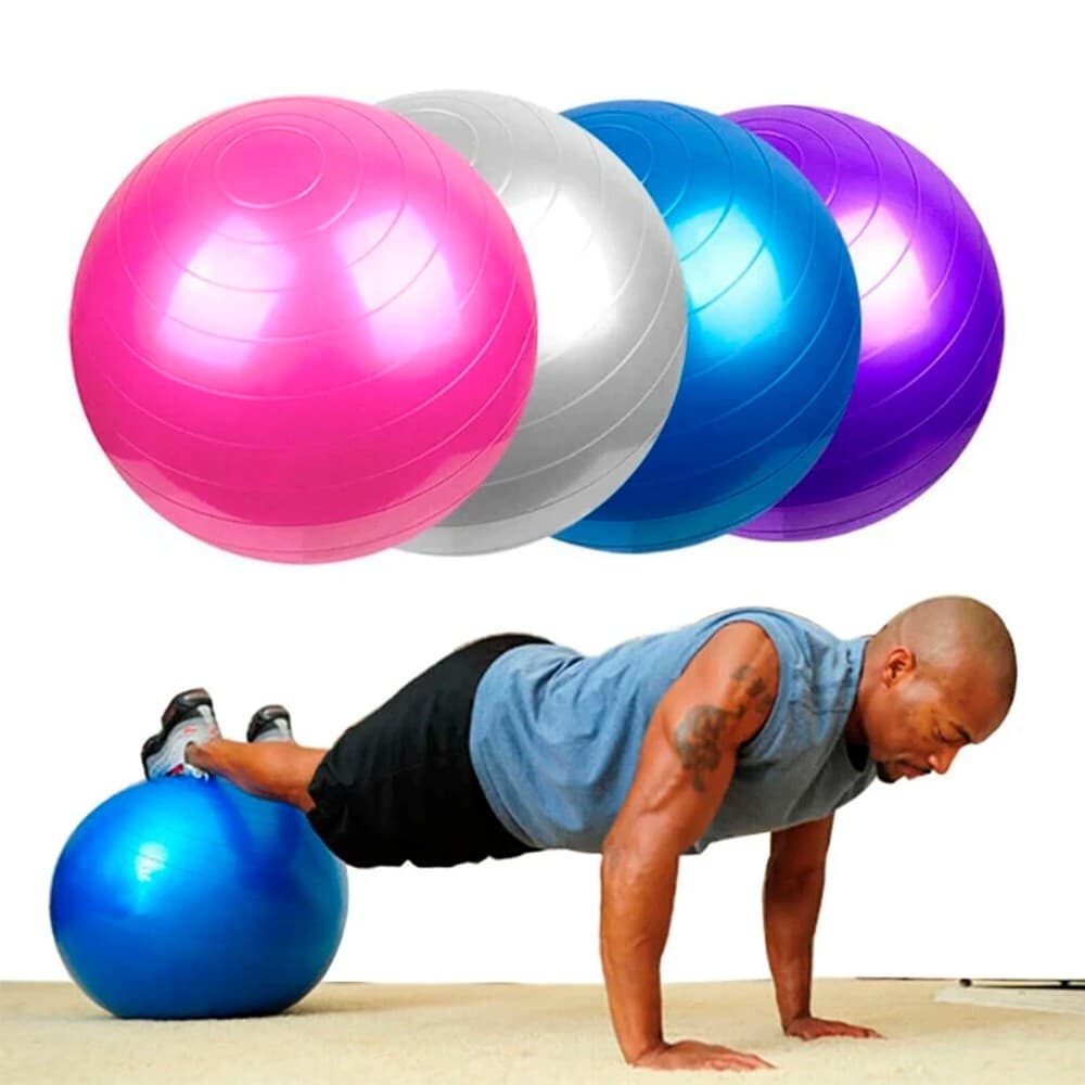 Bola de Pilates Yoga Suíça para Exercícios Fisioterapia Ginástica Funcional Fitness