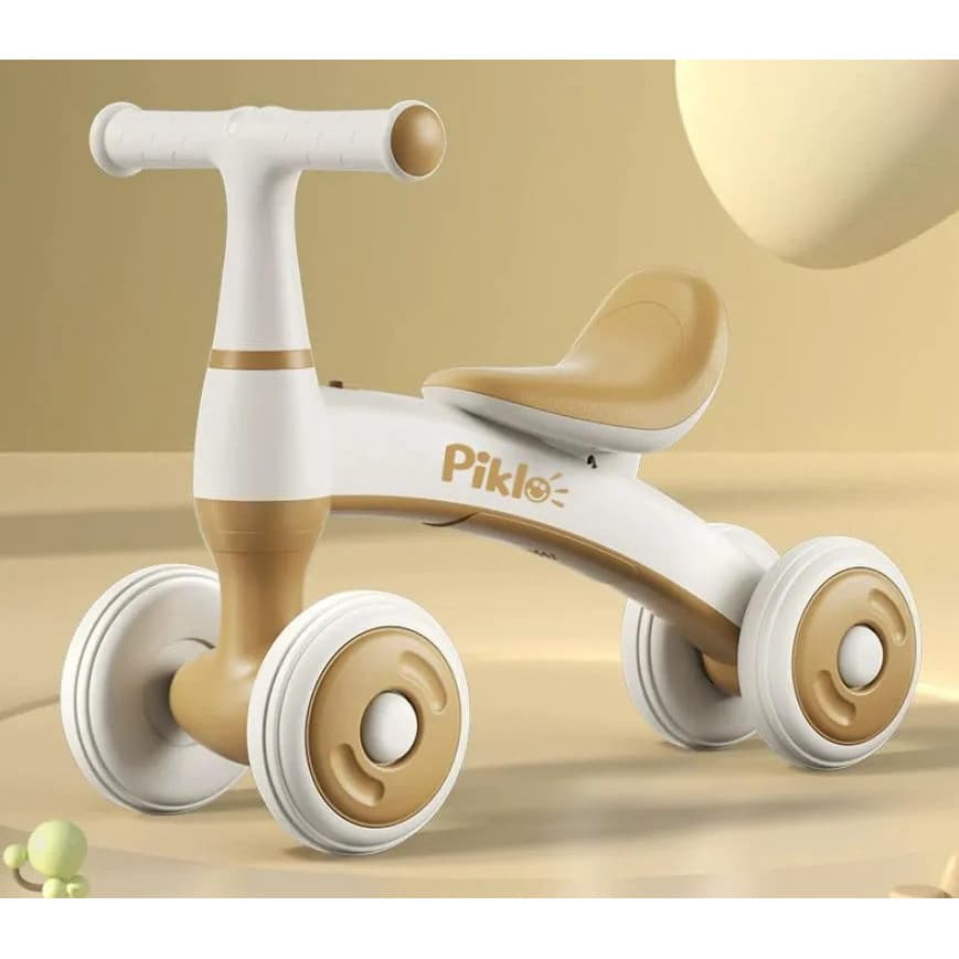 Bicicleta Equilibrio Infantil Bege Andador Sem Pedal Piklo Bege7907321133529