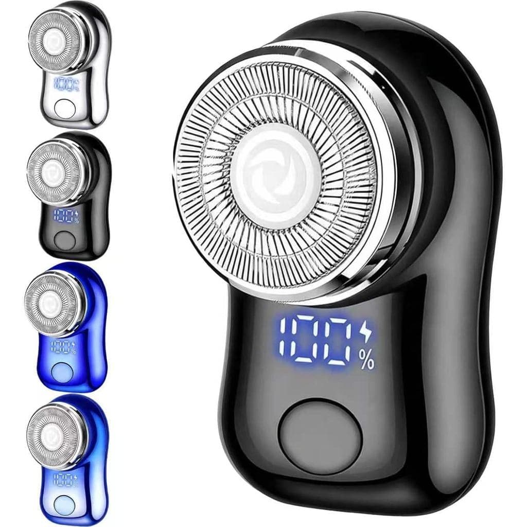 Mini Navalha (Preta) | Barbeador Elétrico Portátil De Barbear Com Display De Energia , Barbeadores Elétricos Portáteis D