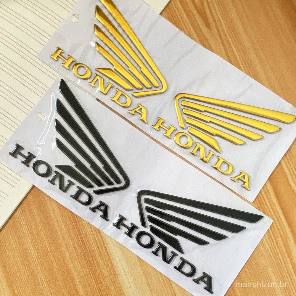 Emblema De Motocicleta 3D Decalque E Adesivo Para Honda VFR 400 800 CB 600 1000 250 500 Azul Preto Prata Ouro Verde Verm