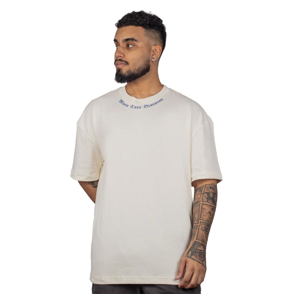 Camiseta MCD Box Fit Santa Off White