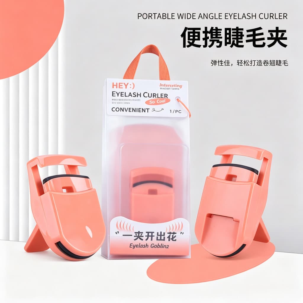 Beleza cílios modelador leve portátil grande angular não-vedação clipe lateral Curling girassol cílios beleza