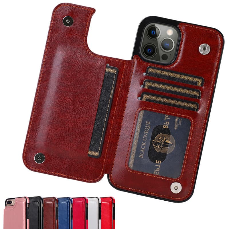 Capa De Telefone Com Cartão plug-in Comercial , Adequada Para iPhone 17PROMAX 16 15 14 13 12 11 XSMAX Protetora