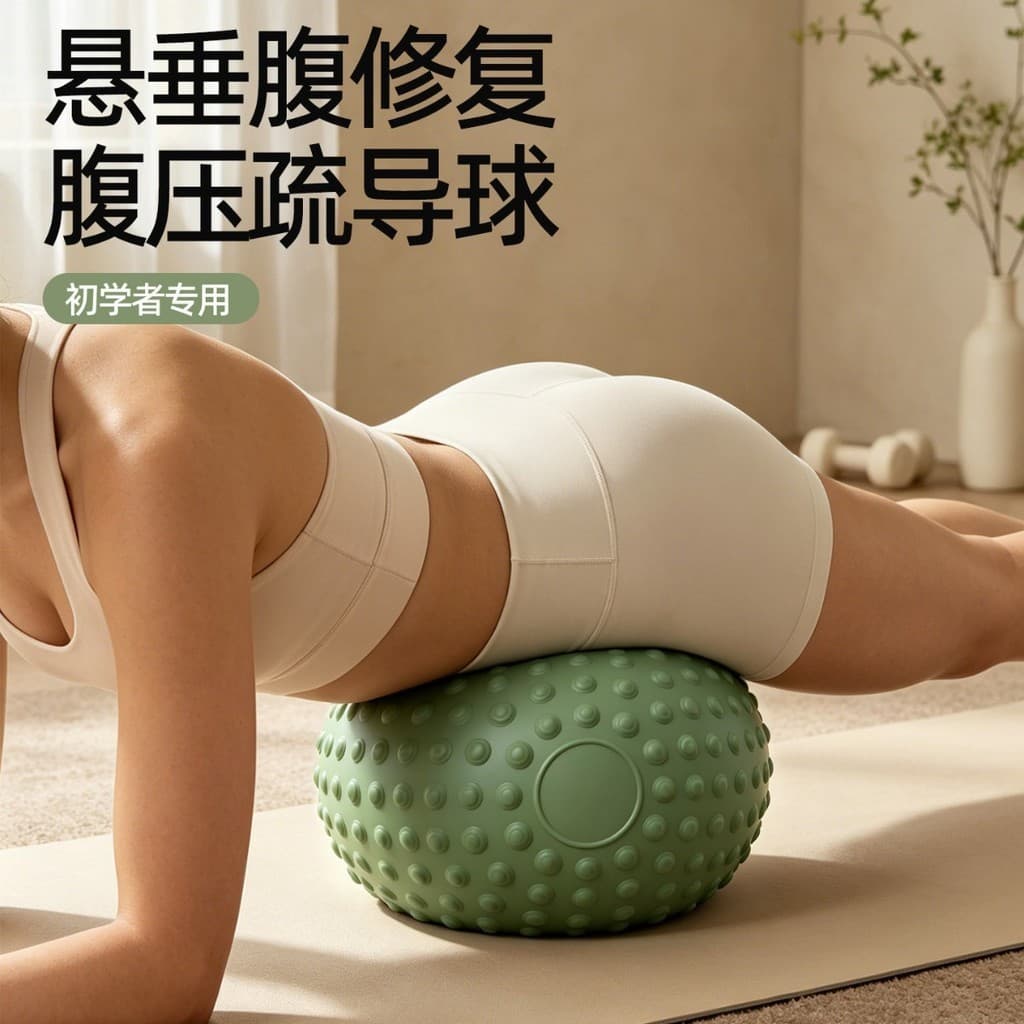 Novo estilo colisão Yoga bola recentemente atualizado massagem Pilates bola barriga exaustão imprensa amassar barriga Pi
