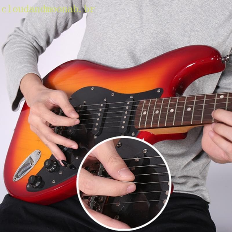 CLO Palhetas Para Guitarra, 20 Peças, Palheta Metal Elétrica, Baixo,