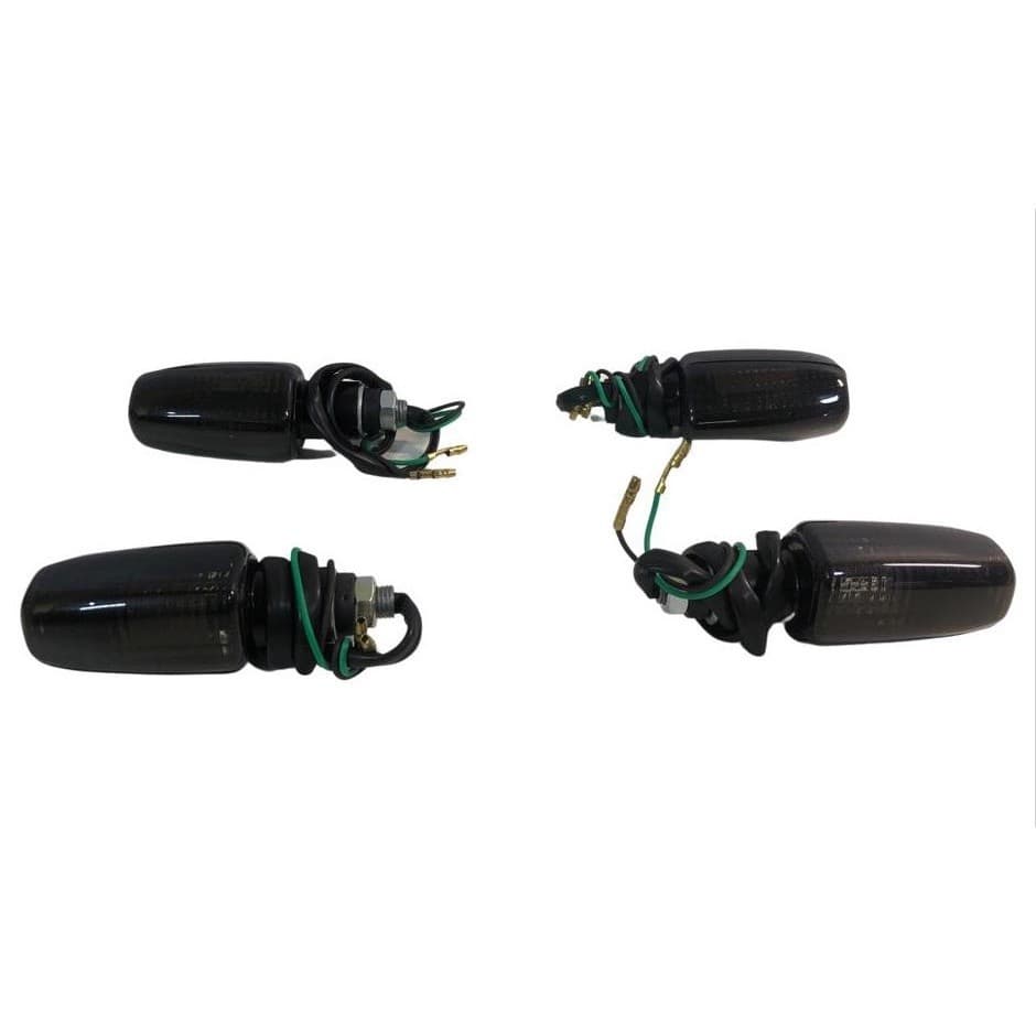 Kit Completo 4 Piscas Seta Mini Cg Titan 125 150 Fan Fumê