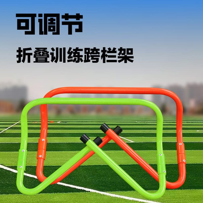 Treinamento de futebol agilidade obstáculos pequenos obstáculos montagem ajustável obstáculos de salto dobráveis obstácu
