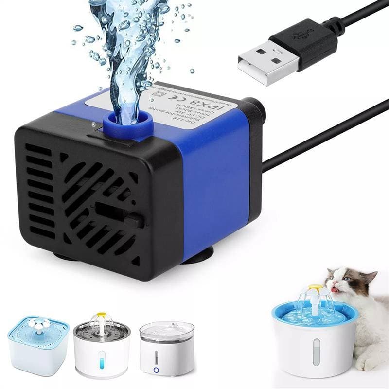PROTE DC 5V USB Mini Bomba De Água Submersível Para Fonte De Animais De Estimação , Tanque De Peixes De Aquário , Lagoa