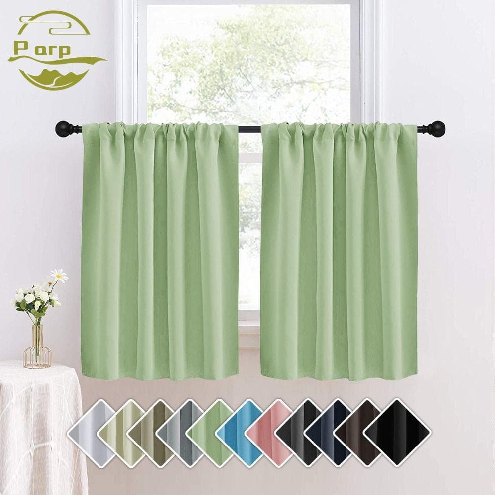 Cortina Blackout Curta PARPERTY1 , Durável Para Cortinas De Camada Tratamento De Janelas Pequenas , Lavável