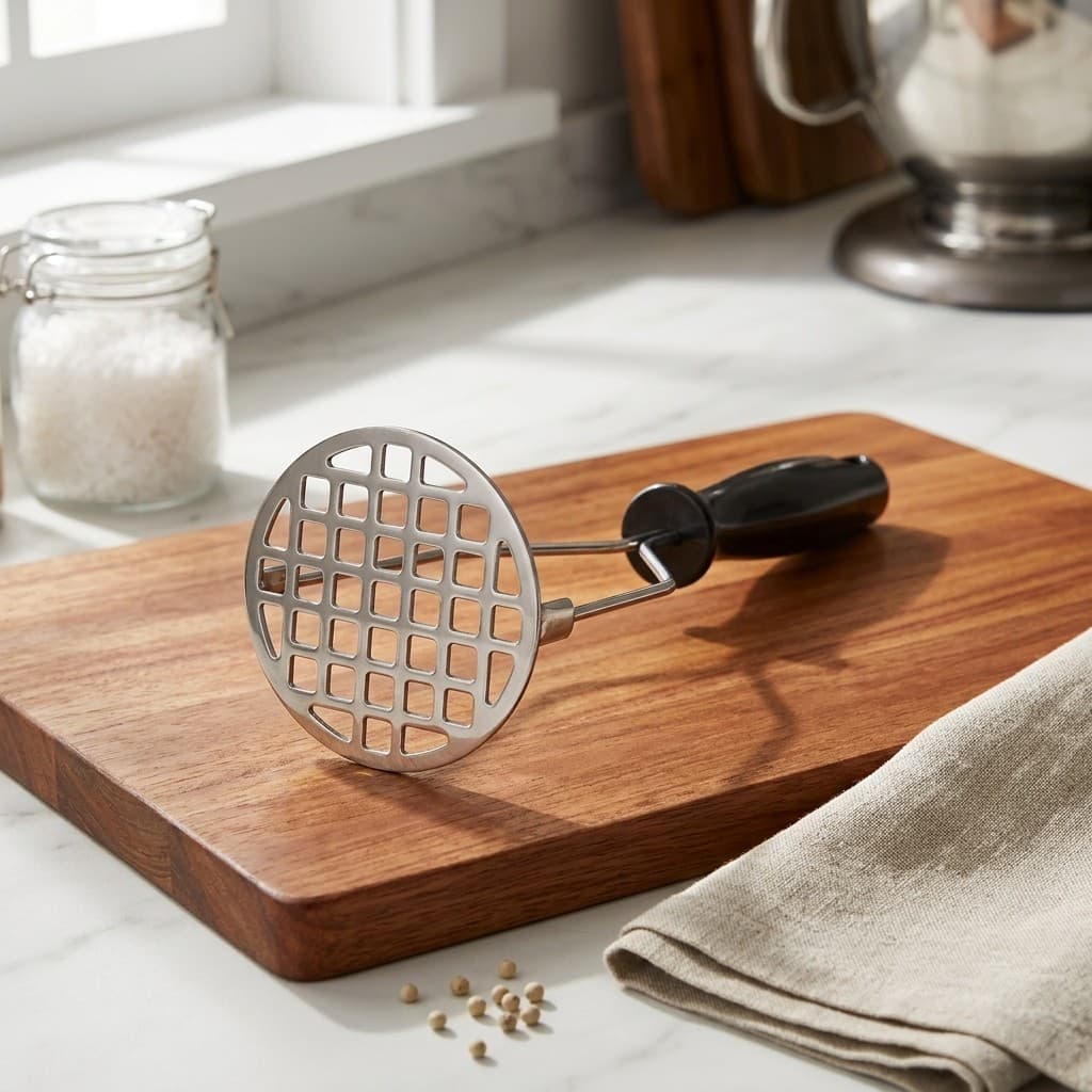 Amassador de Batata e Feijão Inox Perfeito para Tutu e Caldos Caseiros 🍲
