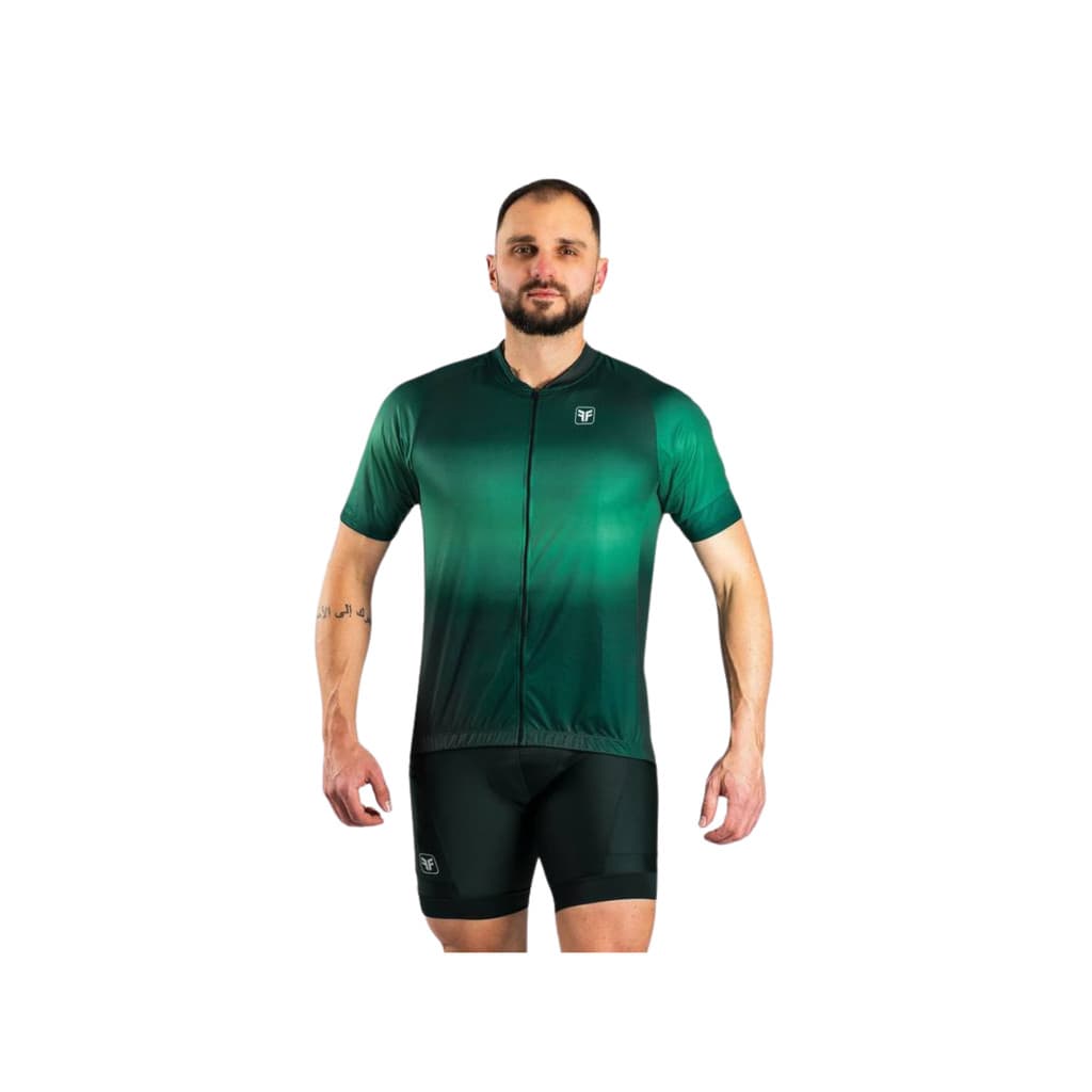 Camisa Ciclismo Masculina Free Force Basic Amazon Verde