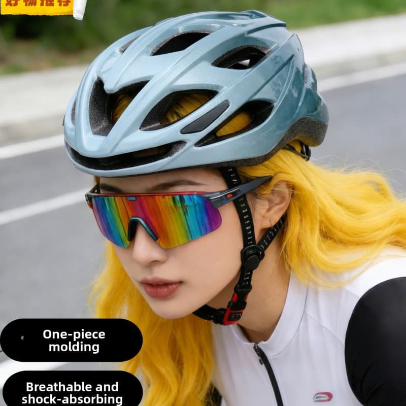 Capacete de bicicleta masculino verão Mountain bike estrada equilíbrio bicicleta Universal capacete de segurança chapéu