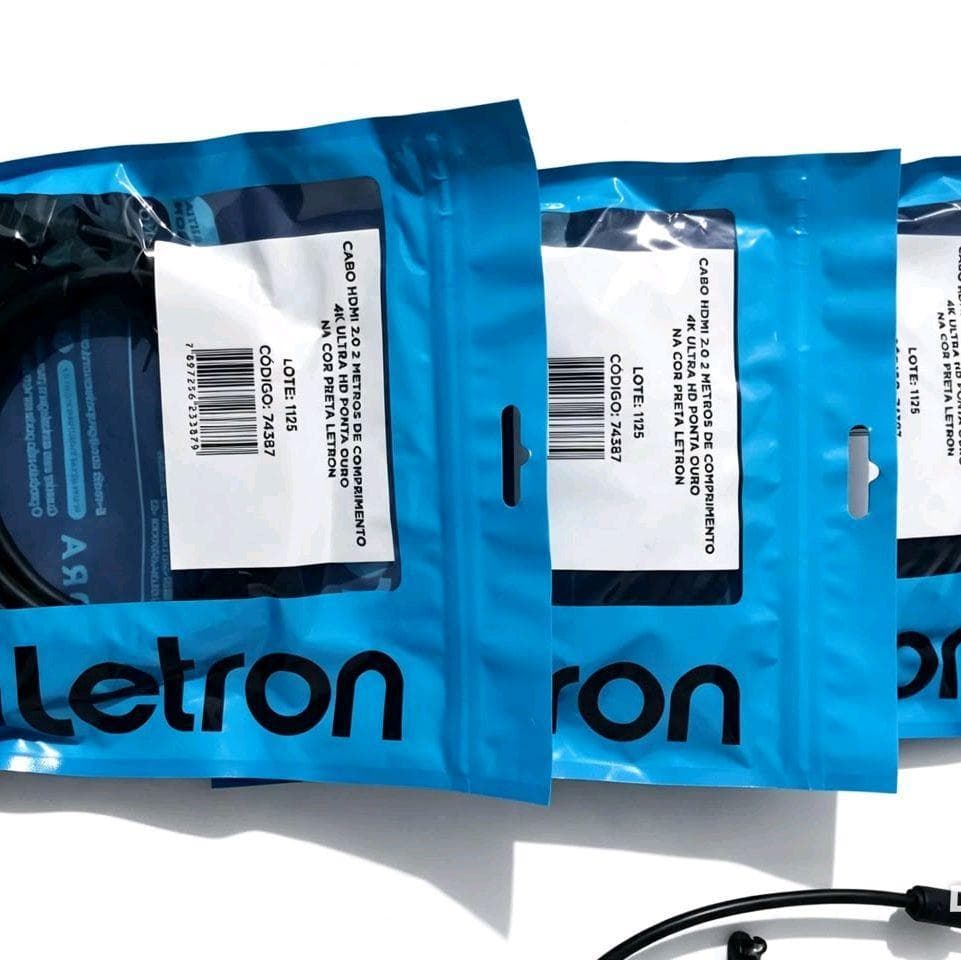 Leutron Cabo HDMI 2.0 2 Metros para Conectividade de Alta Qualidade Código 7457 Lote 103