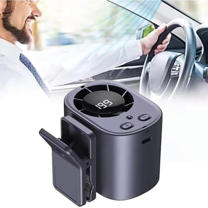 Carro Ac , Ventilador De Clipe De Resfriamento Portátil Para Ventilação De , Motor Sem Escova Silencioso , Ar Condiciona