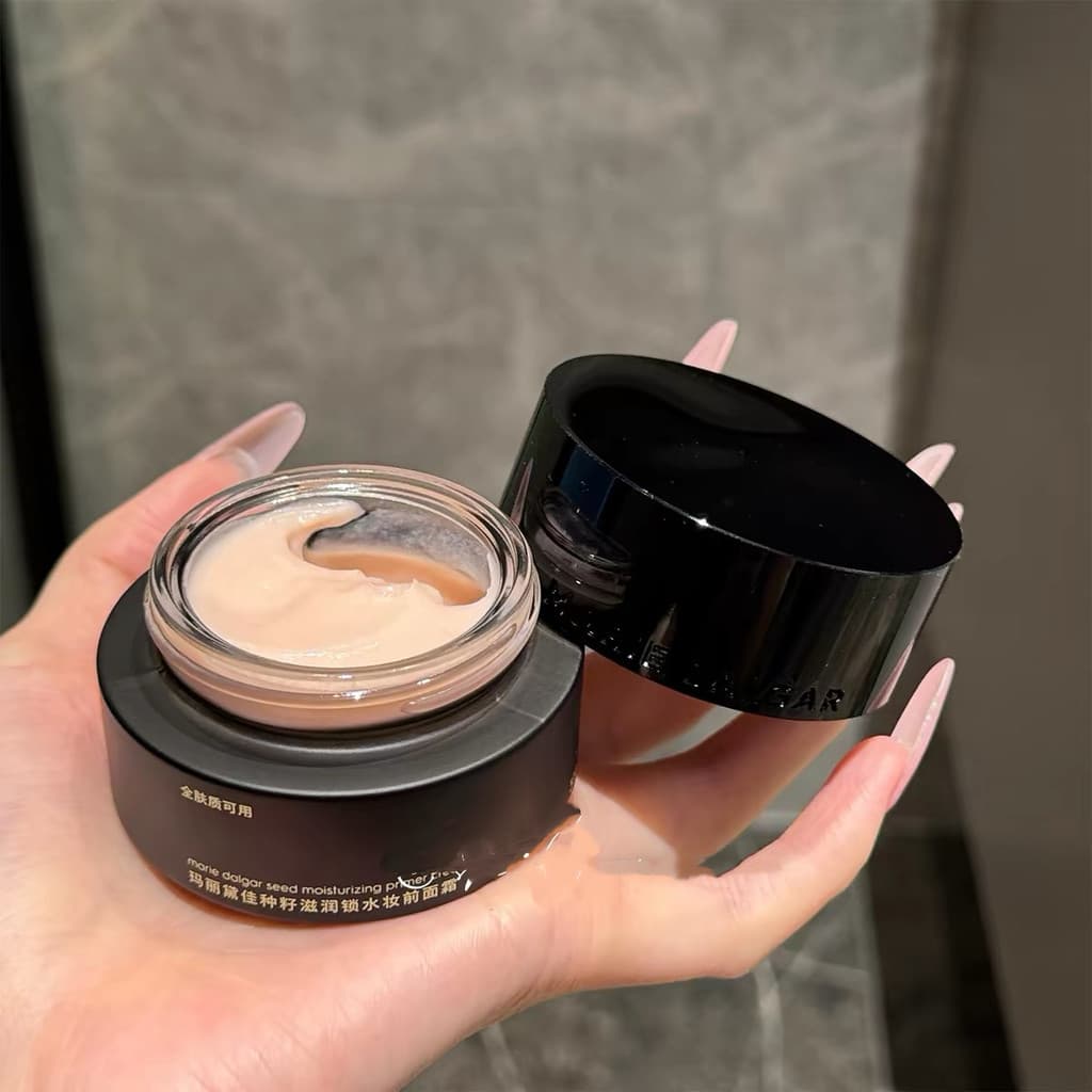 Mary Dale semente hidratante bloqueio umidade maquiagem primer 50g maquiagem primer loção reparação creme retoque tom da