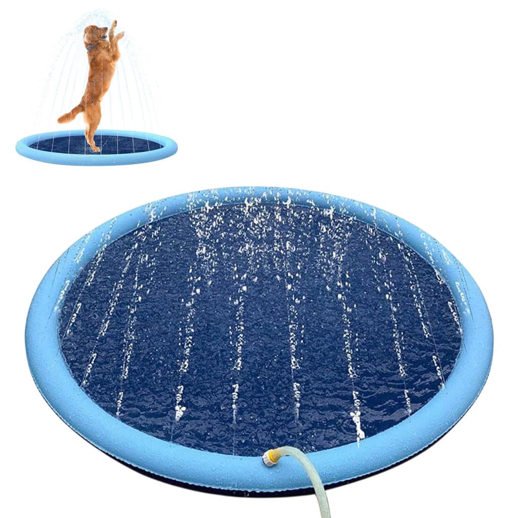 Tapete Chafariz Inflavel Piscina Infantil Criança Pet Refrescante Calor Sol Verao Piscina Diversao Lazer