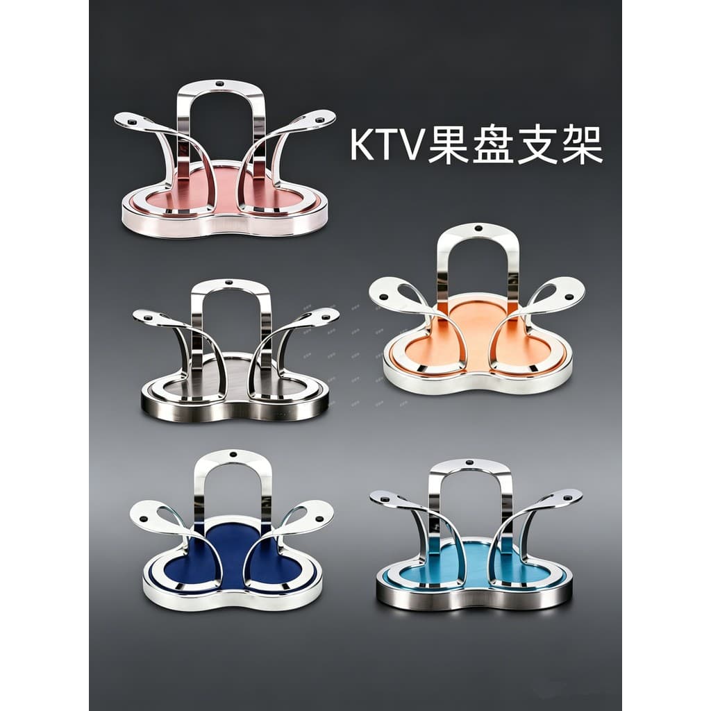 KTV suprimentos de mesa conjunto completo novo estilo de aço inoxidável placa de frutas especial High-End luz luxo simpl