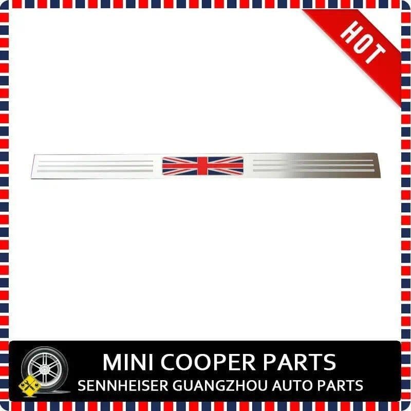 Novo Material De Aço Inoxidável Protegido Por UV Union Jack Style Placa De Soleira De Porta Para mini cooper one R56 Ape