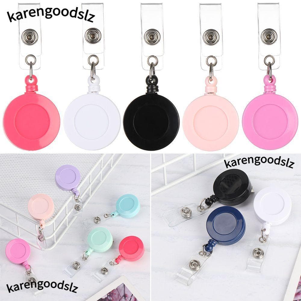 KARENGOODS 1 Peça Cartão De Nome De Identificação Material De Escritório Chaveiro Unissex Anti-Perda