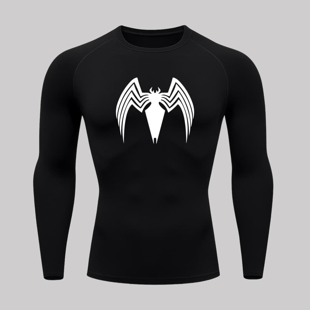 Camiseta Compressão Proteção Uv 50+ Manga Longa Venom Rash Guard