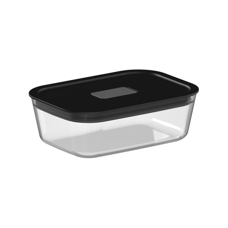 Pote Hermético de Vidro Retangular 850 ml Refratário Marmita Fresh Lock Ou
