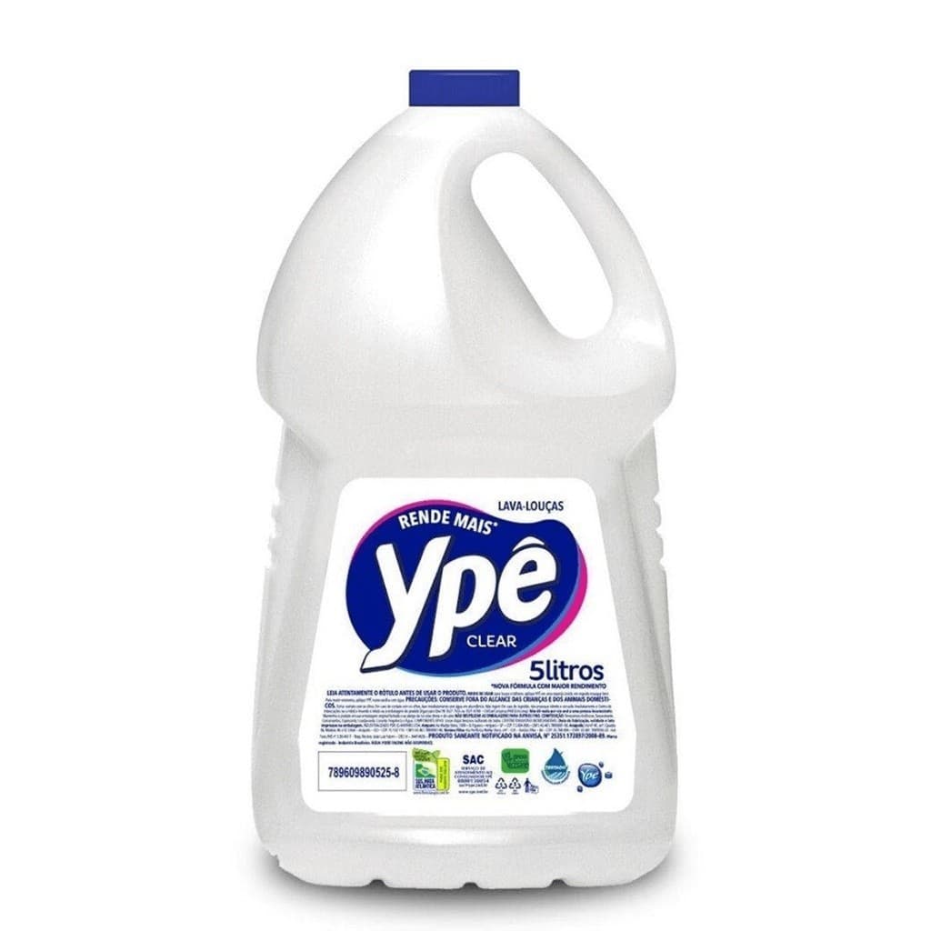 Detergente Ypê ou Suprema Clear 5 Litros