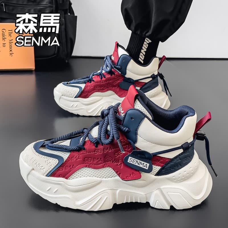 Senma sapatos masculinos 2026 novo estilo outono venda quente casal All-match sapatos esportivos de alta qualidade Casua