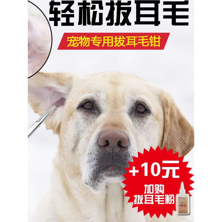 Alicate para arrancar orelha de cachorro, tesoura para tosa de animais de estimação, tesoura para arrancar gato, pelúcia
