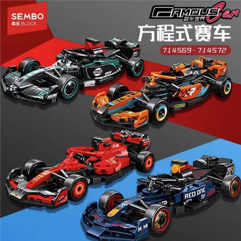 McLaren F1 Fórmula Modelo de Carro Supercar Carro Brinquedo Crianças Educacional Montado Bloco de Construção Presente pa