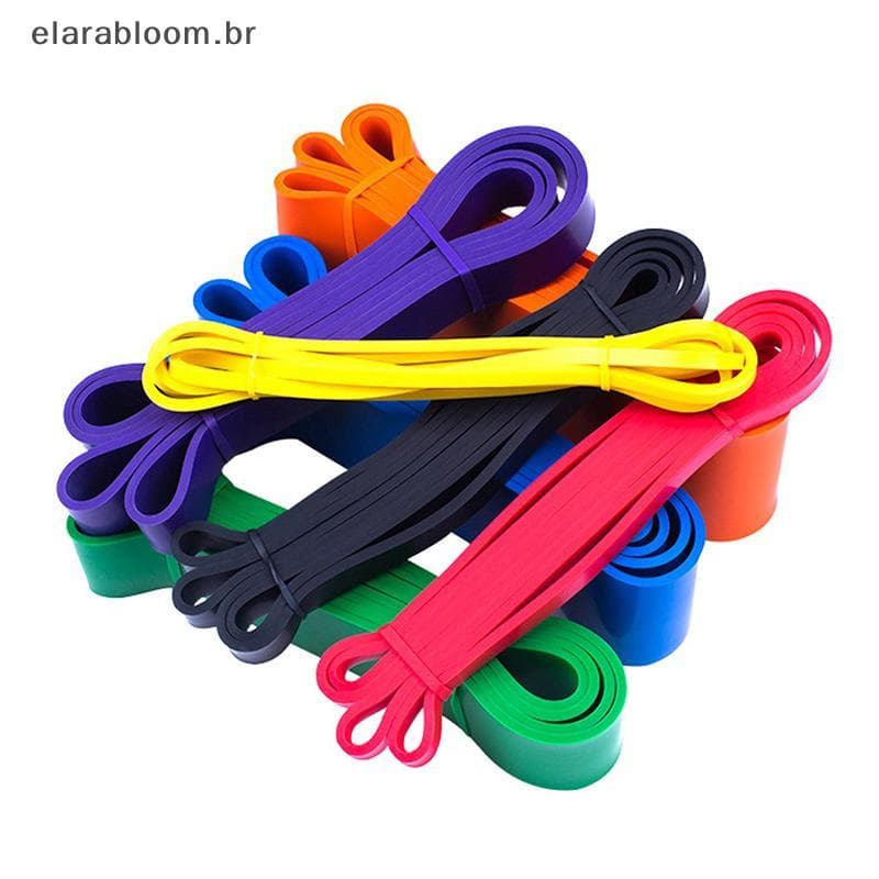 Faixas De Resistência Exercício Elástico Látex Natural Treino Ruber Loop Força Borracha Banda Para Equipamentos Fitness